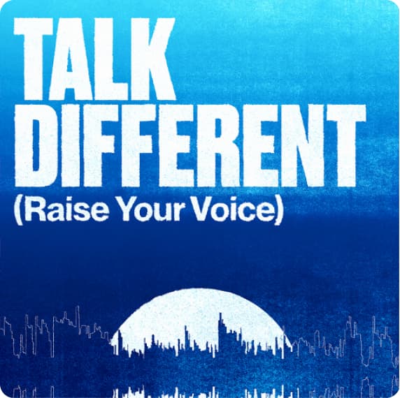 Talk Different (Raise Your Voice) cover art